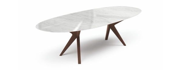 Willisau ronde eetkamertafel Capri in hout of keramiek (130 cm) - 5